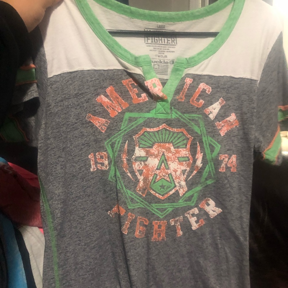 Affliction and American fighter mix